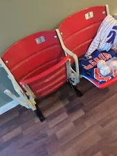 Shea Stadium seats, Red, set of 2 - NY METS