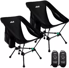 Mission Mountain UltraPort CinchLock Camping Chair Set of 2 Chairs Portable