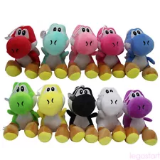 10Pcs/Set Cute Plush Doll Toy Colorful Yoshi Figure Gift 7" 18CM