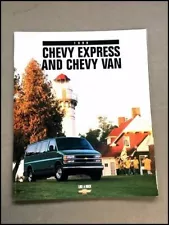 1998 Chevrolet Chevy Express Van 34-page Original Car Sales Brochure Catalog