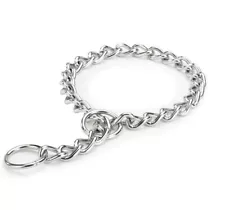 Choke Chain Collars for Dog Training Great Quality Welded Steel Many Sizes Too !