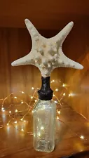 Unique and Rare Jamie Dietrich Starfish Glass Bottle Art Home Decor Item 2 of 2