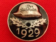 1929 NAZI Germany HELMET Badge Copy