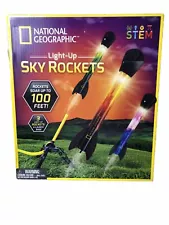 NATIONAL GEOGRAPHIC Air Rocket Toy &#8211; Ultimate LED Rocket Launcher for Kids