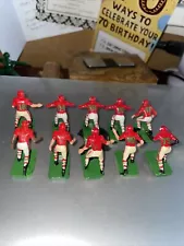 Vintage Tudor Electric Football Original 67 Bigmen Kansas City Chiefs 10 Figures