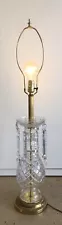 Vintage Crystal Table Lamp