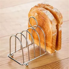 Toast Bread Holder, 6 Slice Stainless Steel Bread Rack for Buffet Breakfast