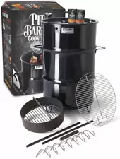 Pit Barrel Cooker Classic Package - 18.5 Inch Drum Smoker | Porcelain Coated Ste