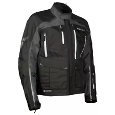 KLIM CARLSBAD JACKET STEALTH BLACK GORETEX WATERPROOF ADV FREE SHIPPING