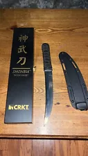 CRKT Shinbu Knife “Divine Valor” with collectors box and sheath