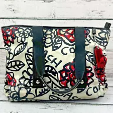 Coach Handbag Tote Satchel Poppy Daisy Kyra Floral Graffiti No B1194-F16583