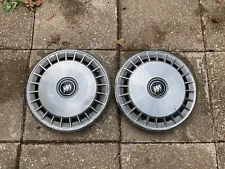 1984-1994 Buick Century/Skylark 14" hubcap wheel cover PAIR 25516338 OEM