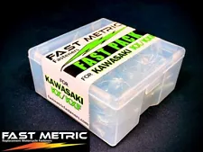 Fast Metric FAST-PACK for Kawasaki dirt bikes | bolt kit with handy container (For: Kawasaki KDX50)