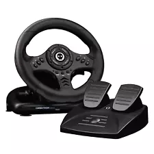 Gaming Racing Wheel Pedal Realistic Steering Controller For Xbox PS4 Nintendo PC