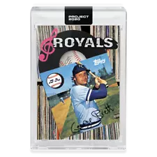 Topps PROJECT 2020 #212 - 1975 George Brett by Don C *PRESALE* PR 3002