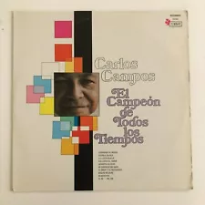 Carlos Campos Y Su Orquesta, El Campeon De Todos Los Tiempos, 1972 Mexican Lp