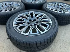 4x OEM 22 INCH WHEELS RIMS GMC SIERRA YUKON 2023-2024 OEM TIRES