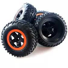 Traxxas 1/10 Slash 2WD Robby Gordon * FRONT & REAR DAKAR EDITION TIRES & WHEELS