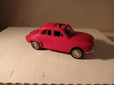 1960s HUBLEY Renault Dauphine Plastic Friction Motor Promotional Scale Model Car