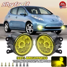 Pair Fog Lamp Light For NISSAN Leaf 2010 2011 2012 2013 2014 2015 2016 2017 (For: 2013 Nissan LEAF)