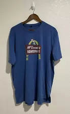 McDonald’s Hamburgers 15 cents Employee T-Shirt Adult Size XL Blue Mens