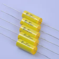 5pcs Vintage Radio Tubular MKT Poly Capacitor Axial 0.47uf 474 630V for Amp