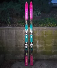 Dynastar Extreme Vertical Team 170cm Skis Tyrola Bindings NEON 90s 80s GORGEOUS!