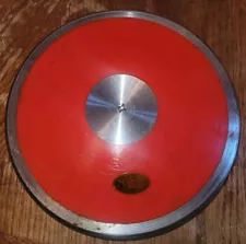 1kg. Red Metal Track & Field Discus