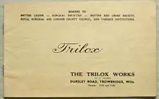 TRILOX Cars/Trikes for Disabled People Sales Brochure 1940s