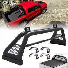 Roll Sport Bar Truck Chase Rack Bed Textured Steel For 2001-2024 Nissan Frontier