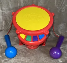 2004 The Wiggles Musical Drum Sing & Talk By Spin Master WORKS EUC (Video)