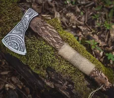 HandMade Damascus Axe For Sale In Good Price