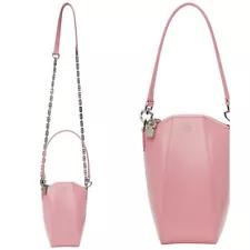 Givenchy Pink Vertical Mini Antigona Bag Authentic Silver Chain Crossbody