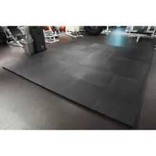 MEISTER 1.5" PUZZLE FLOOR MATS *EXTRA THICK* Home Gym Play Foam Wrestling BLACK