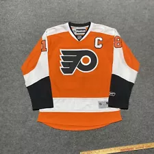 FLYERS Mike Richards #18 Philadelphia Flyers Jersey Men’s Medium Sewn Orange EUC