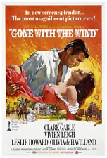 Gone with the Wind - Clark Gable - Movie Poster