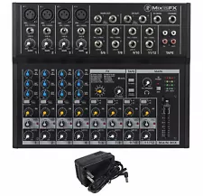 New Mackie Mix12FX 12-Channel Compact Mixer W/FX Proven Performance Built Rugged