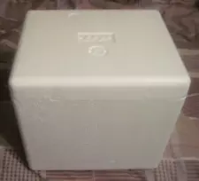 Styrofoam Shipping Box EFP Brand Cooler With Lid 6"X8"X7" Interior