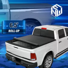 For 73-98 Ford F100 F150 F250 F350 6.5' Bed Soft Vinyl Roll Up Tonneau Cover