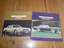 1980 Dodge Diplomat St. Regis Sales Brochure - Vintage - Two for One