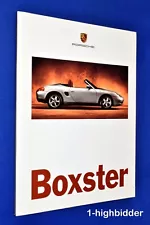 1996 Porsche Boxter Sales Booklet Engine Tranny Exterior Sound Technical