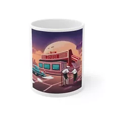 Retro Diner Ceramic Mug 11oz