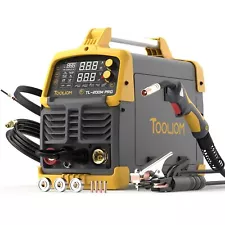 TOOLIOM 200A MIG Welder 4 in 1 MIG/Flux MIG/Lift TIG/Stick Welder 110/220V Du...