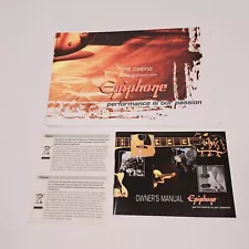 Epiphone Case Candy ~ Manual & Casino Poster Elitist Lennon Standard Coupe