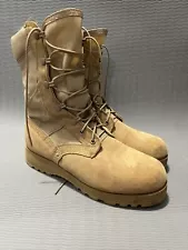 BOOTS, MILITARY ISSUE, SUMMER, TAN 8.5 XW