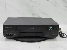 Philips VR620CAT21 VCR VHS Player Recorder Tape Home Video Vintage HiFi Stereo