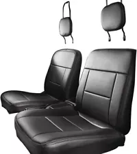 SUBARU Seat Cover Sambar Truck TT1 TT2 (All grades) Split Headrest Black Japan