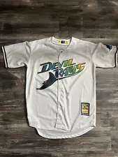 Wade Boggs Jersey MLB Tampa Bay Devil Rays Majestic Mens Size Medium NEW