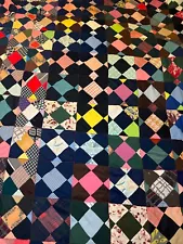 65" x 80" Homemade 2-Sided Quilt READ DESCRIPTION