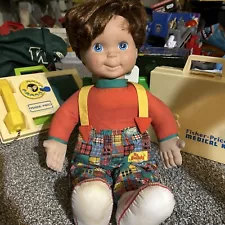 New ListingMY BUDDY DOLL 1993 HASBRO PLAYSKOOL BROWN HAIR BLUE EYES Rare HTF